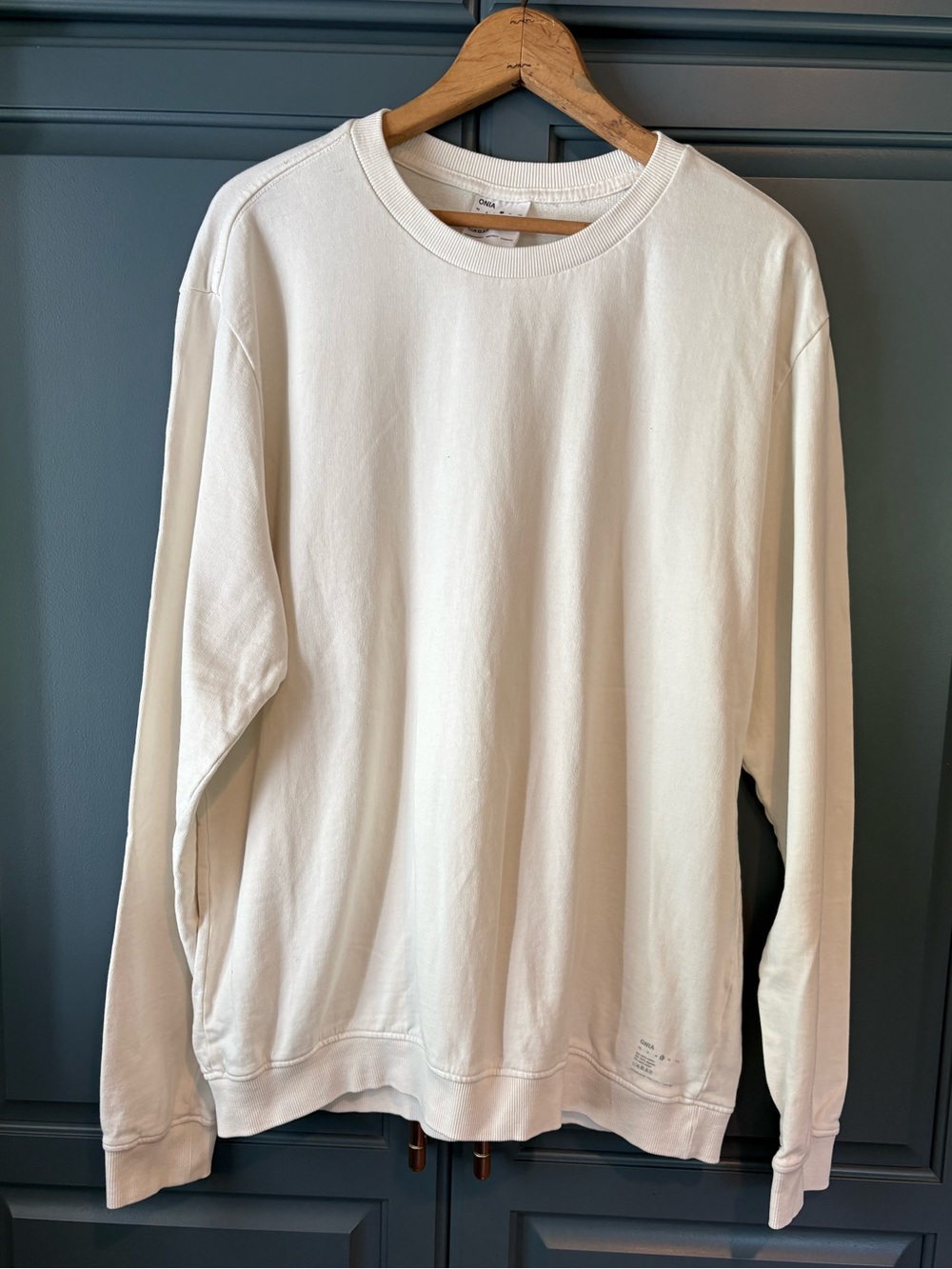 Onia Men's Crewneck Sweatshirt in off white